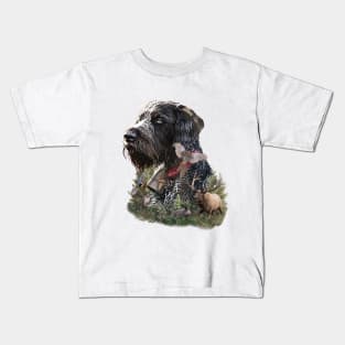 German Wirehaired Pointer Kids T-Shirt